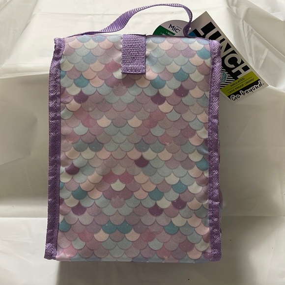 Arctic zone NWT Insulated Lunch Bag bag Velcro strap pink, purple and blue - Picture 5 of 7